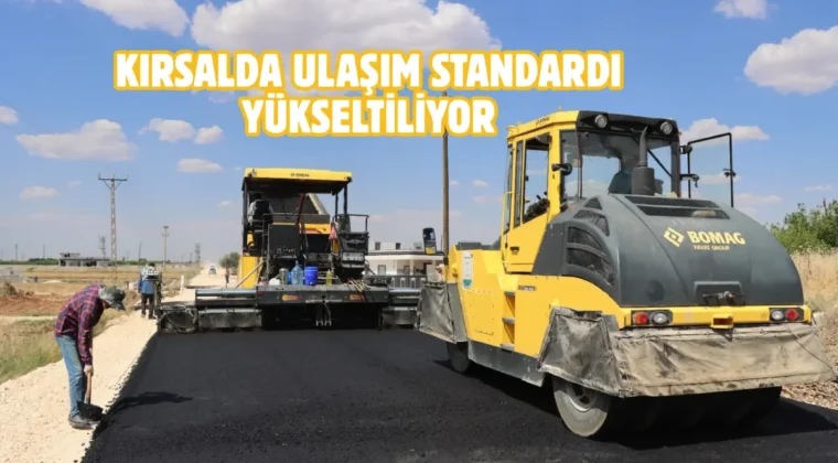 Şanlıurfa kırsalında yol seferberliği