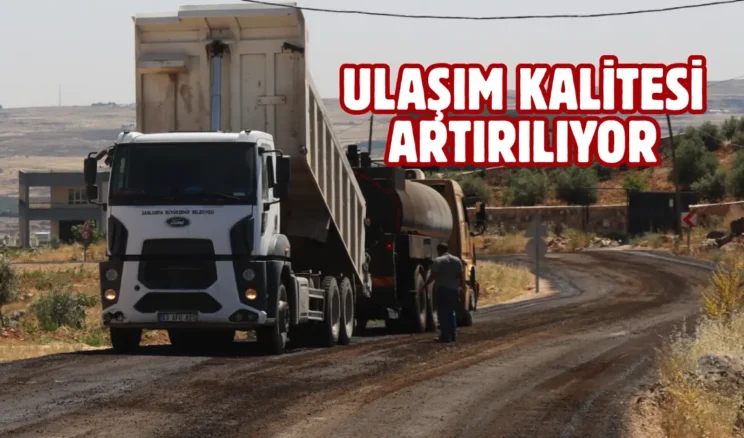 Şanlıurfa kırsalında yollar yenileniyor
