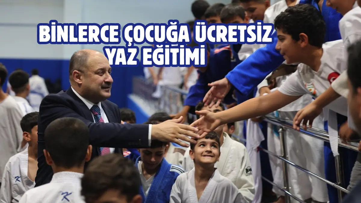 Şanlıurfa Büyükşehir Belediyesi, 7-16 yaş arası binlerce çocuğa ücretsiz yaz