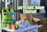 Sincan Belediyesi sınav merkezlerinde ikram standı kurdu