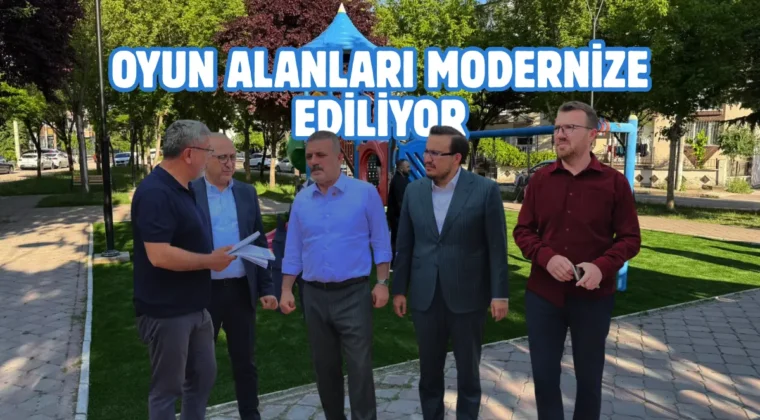 Sincan’da çocuk parkları yenileniyor