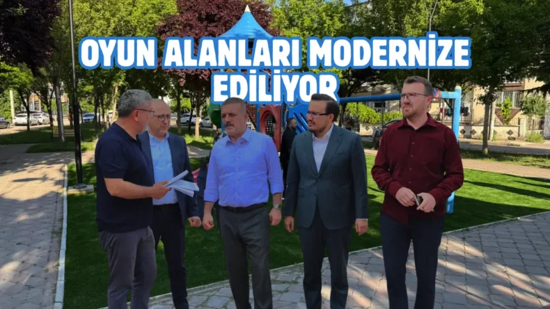 Sincan’da çocuk parkları yenileniyor