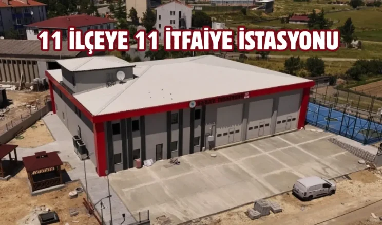 Tekirdağ’da itfaiye yatırımları hızla ilerliyor