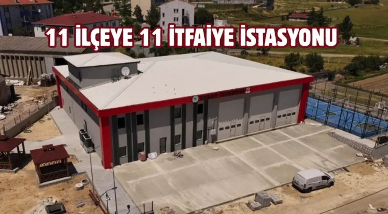 Tekirdağ’da itfaiye yatırımları hızla ilerliyor