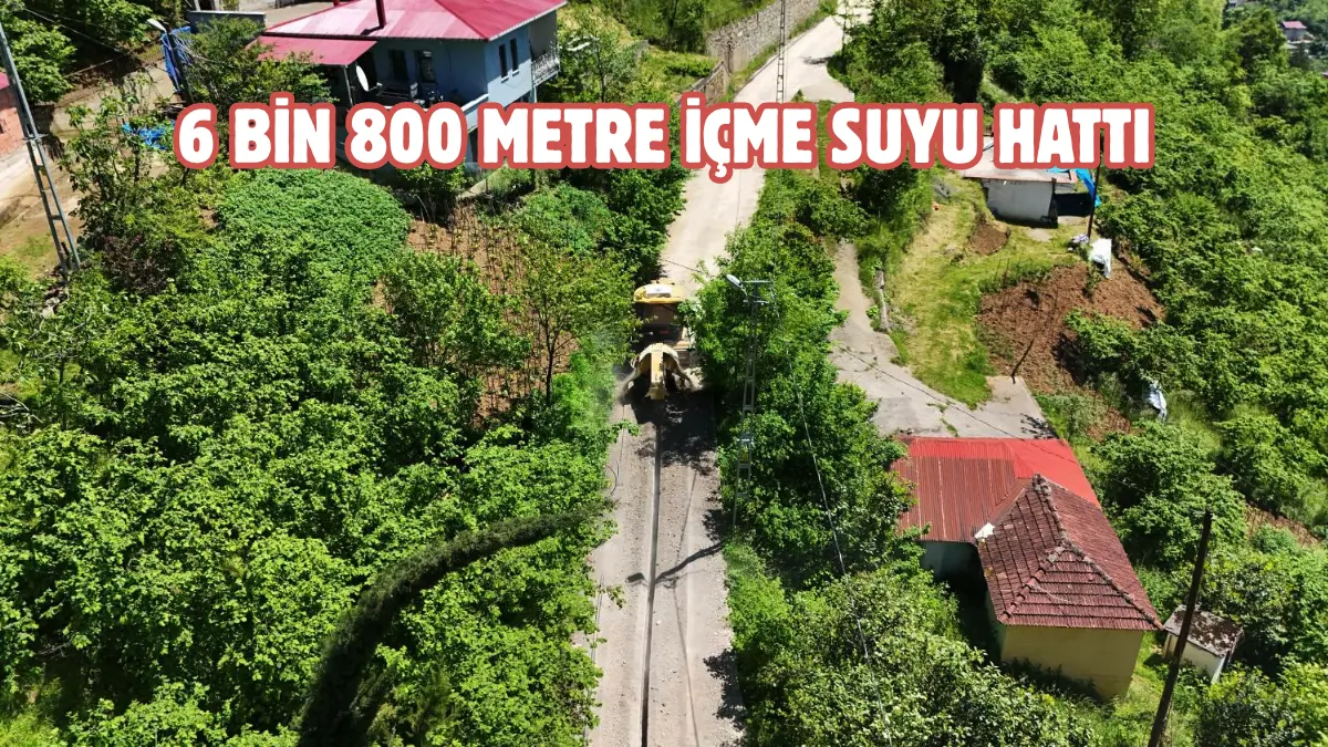 Trabzon Büyükşehir Belediyesi, Maçka’nın Hızarlı, Gayretli ve Kaynarca mahallelerinde yeni