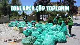 Van Atatürk Kültür Parkı’nda 3 ton çöp toplandı