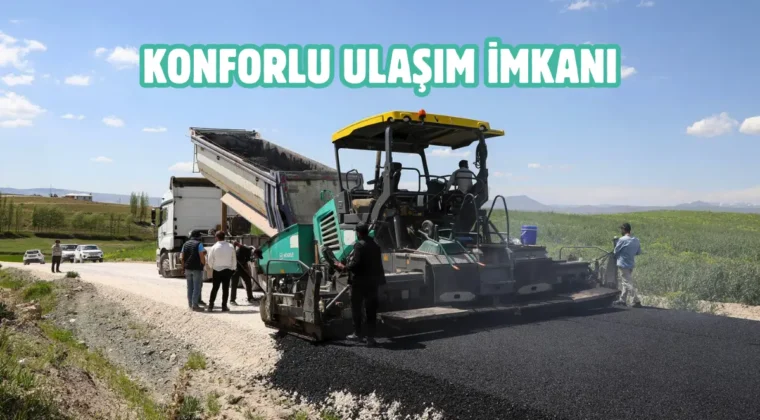 Van kırsalında asfalt çalışmaları başladı