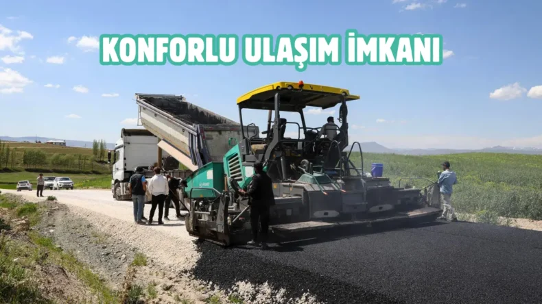 Van kırsalında asfalt çalışmaları başladı