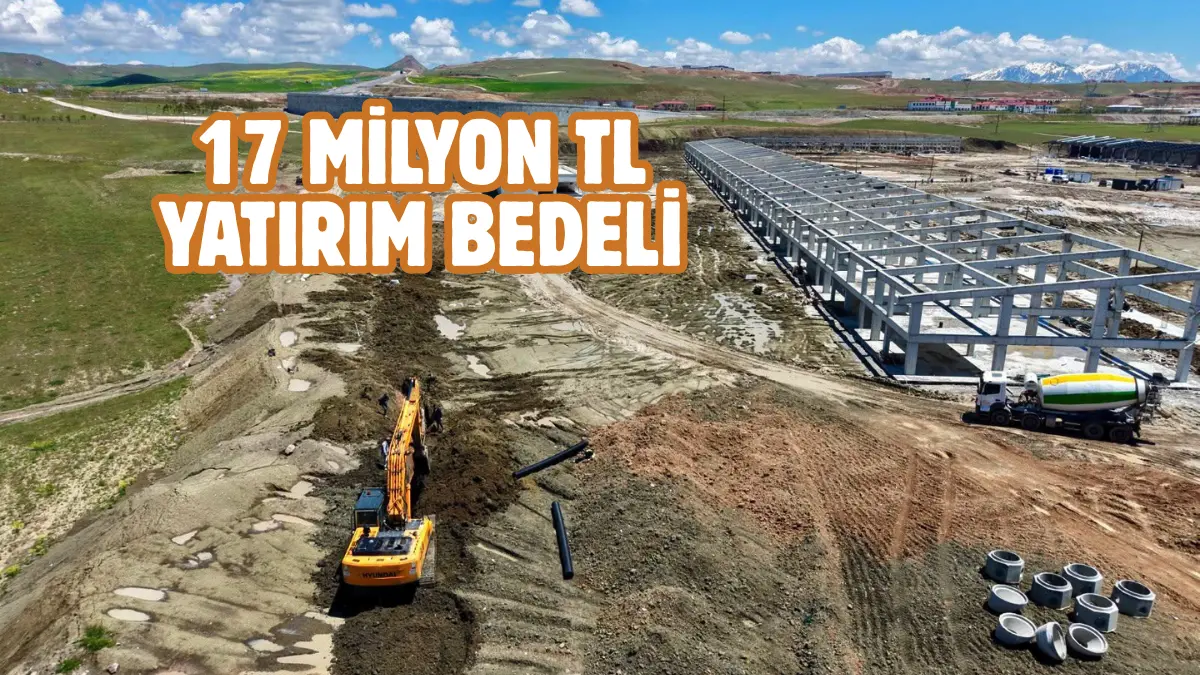 Van Büyükşehir Belediyesi, yeni otogar ve sebze hali kompleksinin altyapı