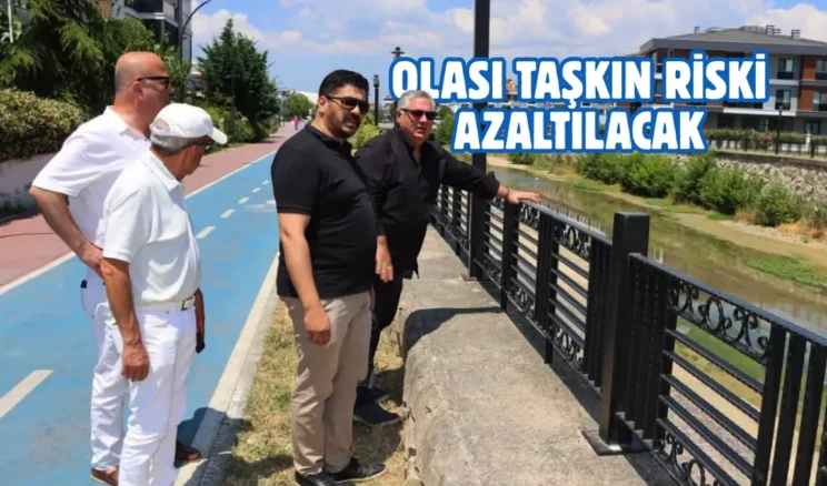 Yalova Safran Deresi’nde biriken atıklar temizleniyor
