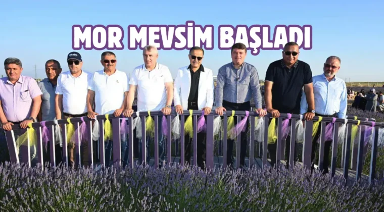 Aksaray’da Lavanta Bahçesi ziyarete açıldı