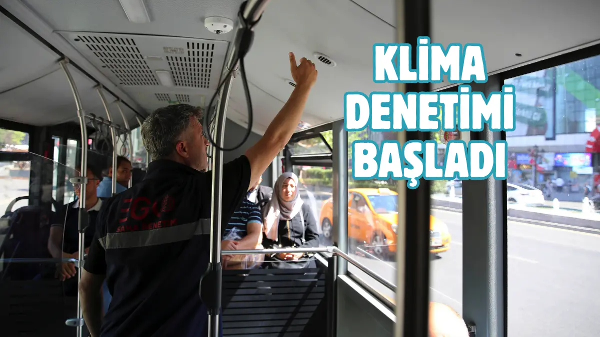 Ankara Büyükşehir Belediyesi (ABB) EGO Genel Müdürlüğü, yaz sıcaklarında vatandaşların