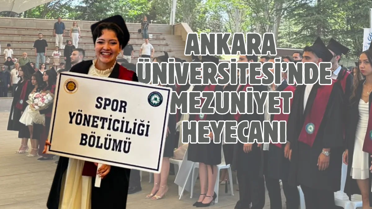 Ankara Üniversitesi Spor Bilimleri Fakültesi’nde 29. dönem mezuniyet heyecanı yaşandı.