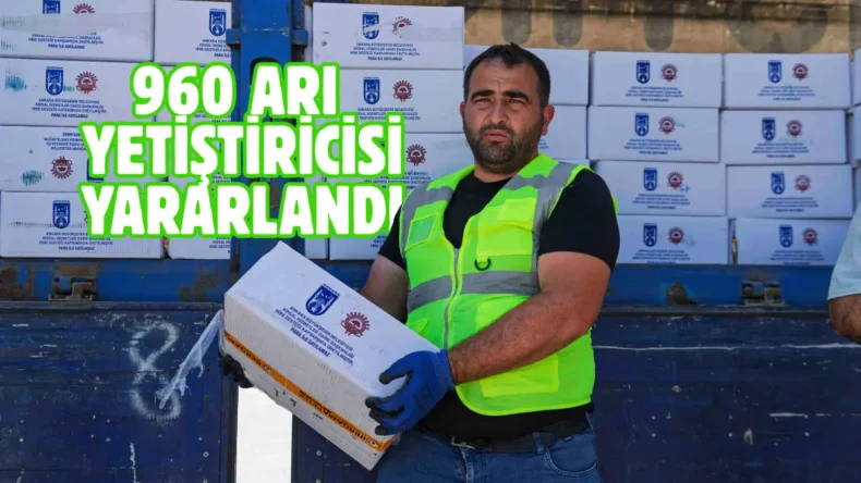 Ankara’da üreticiye fondan arı yemi desteği sürüyor
