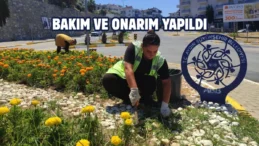 Aydın Kuşadası’nda çevre düzenleme çalışması yapılıyor