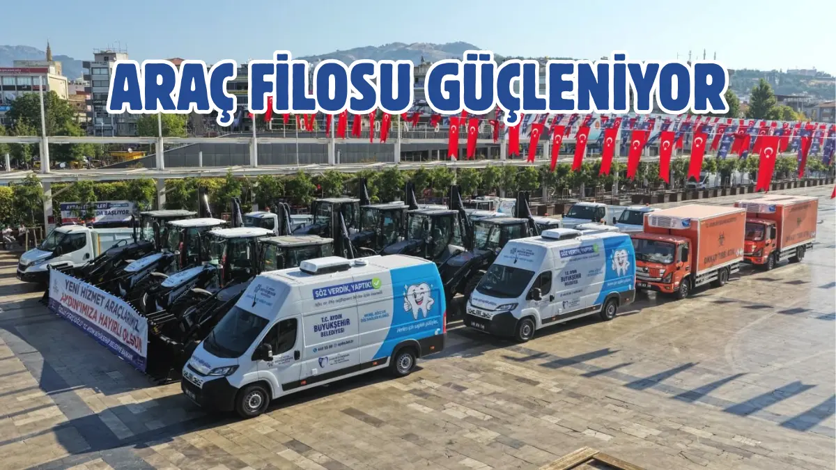 Aydın Büyükşehir Belediyesi, il genelinde hizmet kapasitesini artırmak amacıyla toplam