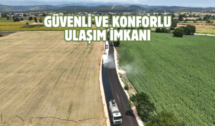 Bursa kırsalında yollar yenileniyor