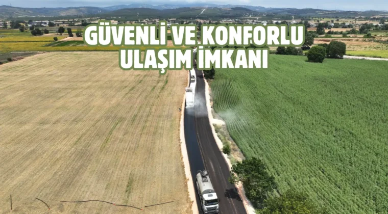 Bursa kırsalında yollar yenileniyor