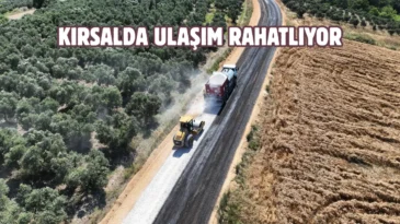 Bursa kırsalında hummalı çalışma sürüyor