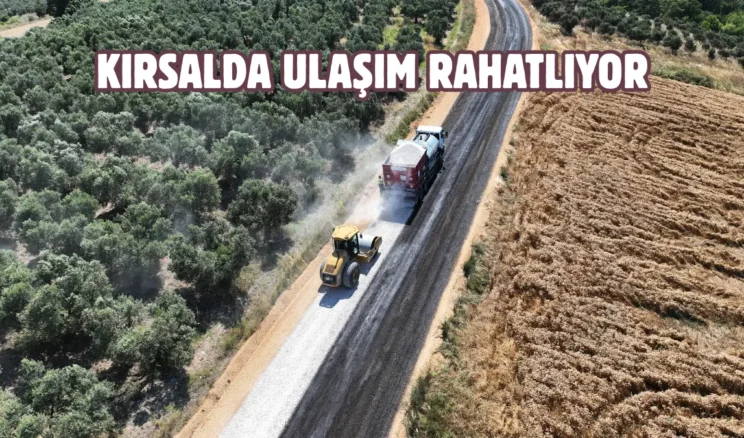 Bursa kırsalında hummalı çalışma sürüyor