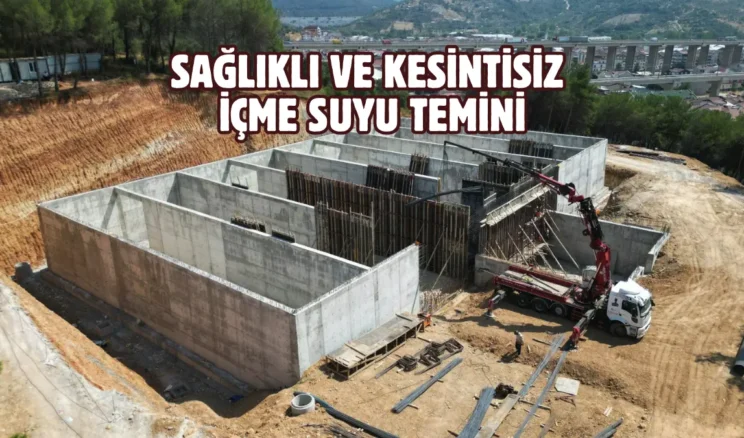 Bursa Osmangazi’de yeni su deposu inşa ediliyor