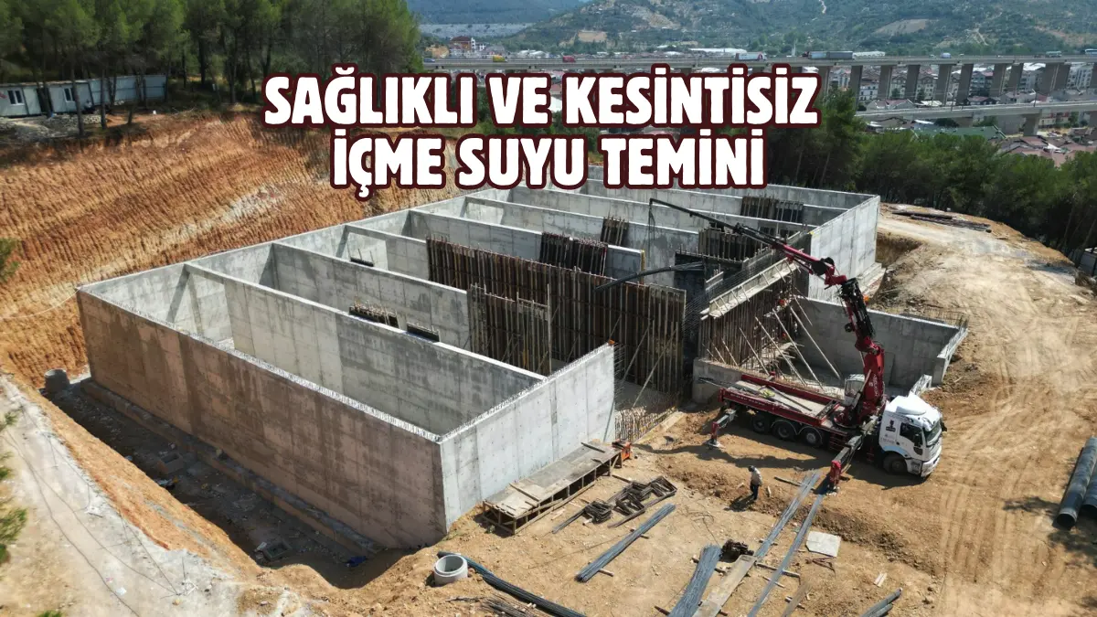 Bursa Büyükşehir Belediyesi, kent genelinde sürdürdüğü içme suyu arz güvenliğine