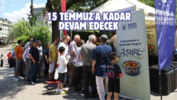 Bursa’da aşure bereketi paylaşıldı
