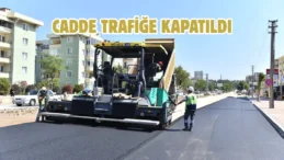 Çanakkale Troya Caddesi’nde asfalt mesaisi sürüyor