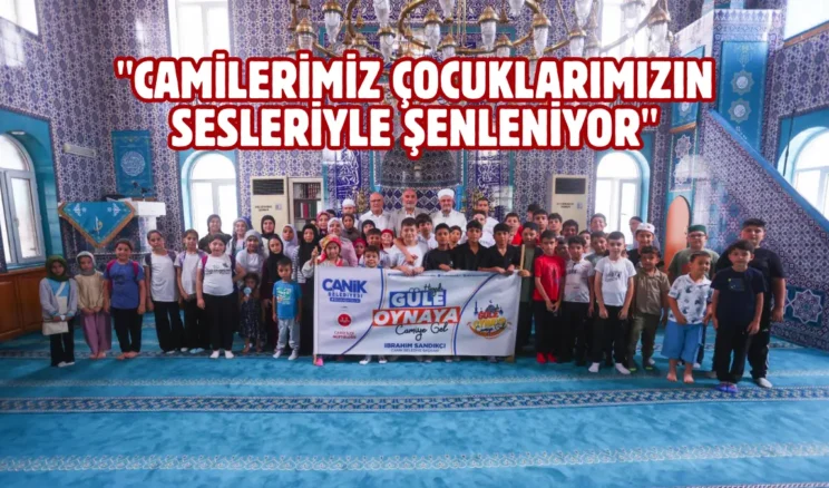 Canik’te camiler çocuklarla dolup taşıyor