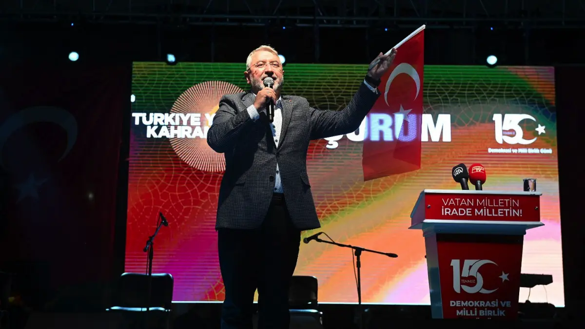 Çorum Belediye Başkanı Dr. Halil İbrahim Aşgın, 15 Temmuz Demokrasi