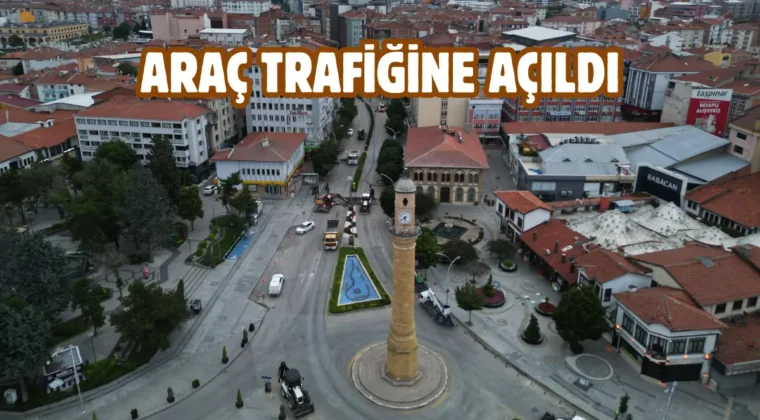 Çorum Gazi Caddesi’nde altyapı çalışmaları tamamlandı
