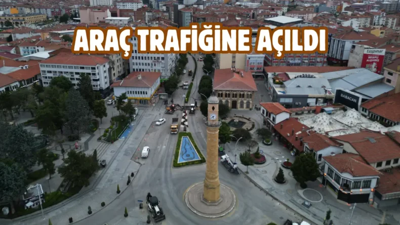 Çorum Gazi Caddesi’nde altyapı çalışmaları tamamlandı
