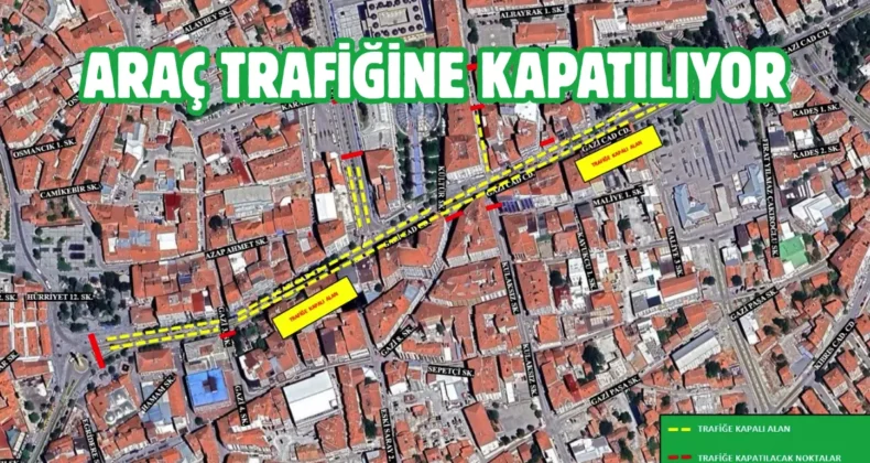 Çorum Gazi Caddesi’nde altyapı çalışması başlıyor