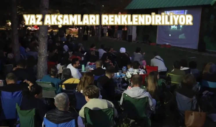 Eskişehir’de Açık Hava Sinema Gecesi başladı