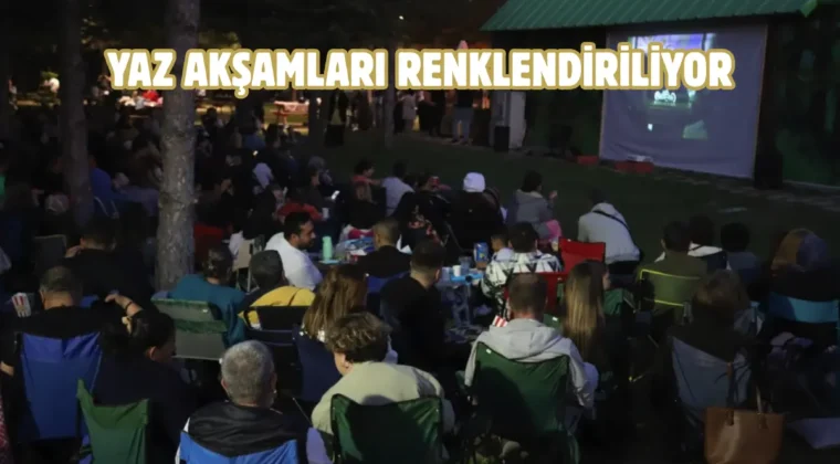 Eskişehir’de Açık Hava Sinema Gecesi başladı