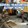 Giresun’da altyapı çalışmaları devam ediyor