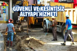 Giresun’da altyapı çalışmaları devam ediyor