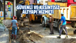 Giresun’da altyapı çalışmaları devam ediyor