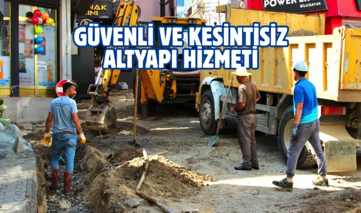 Giresun’da altyapı çalışmaları devam ediyor