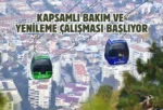 İzmir Balçova Teleferik Tesisleri yenileniyor