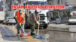 Keçiören’de cadde ve sokaklar temizleniyor
