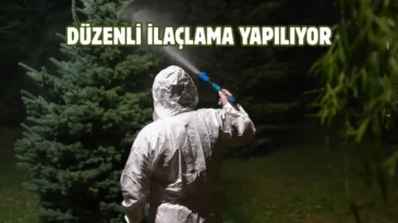 Keçiören’de parklar ve yeşil alanlar ilaçlanıyor