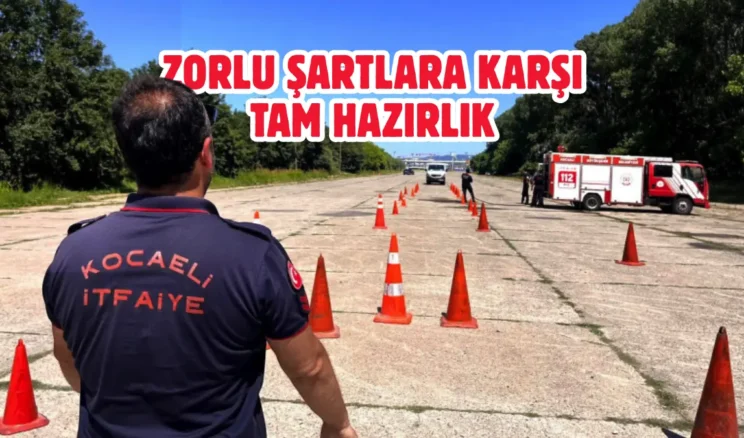 Kocaeli’de AFAD personeline ileri sürüş eğitimi verildi