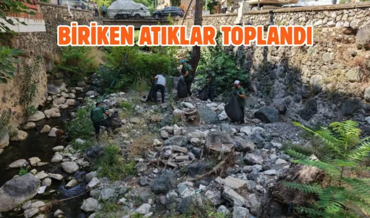 Manisa’da Çaybaşı Deresi temizlendi