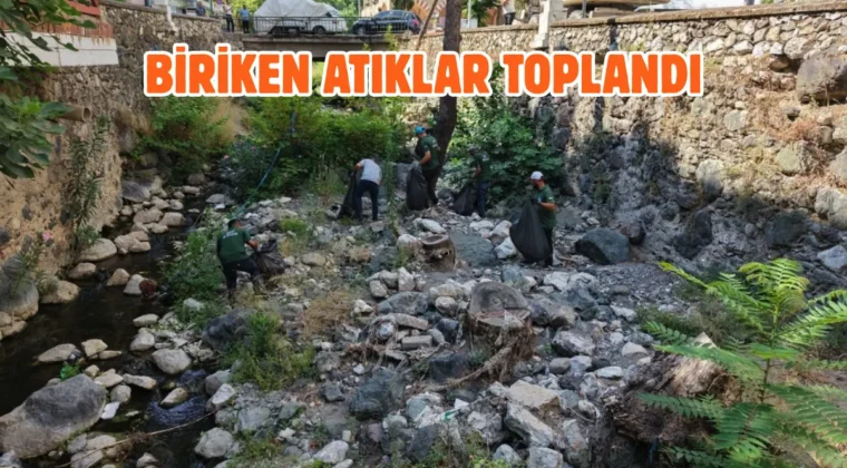 Manisa’da Çaybaşı Deresi temizlendi