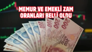 Memur ve emekli için zam oranları belli oldu
