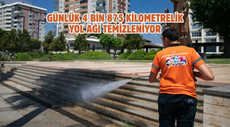 Mersin’de çevre temizlik çalışmaları aralıksız sürüyor