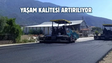 Muğla Büyükşehir, Toptancı Hal Bölgesi’nde yolları yeniliyor