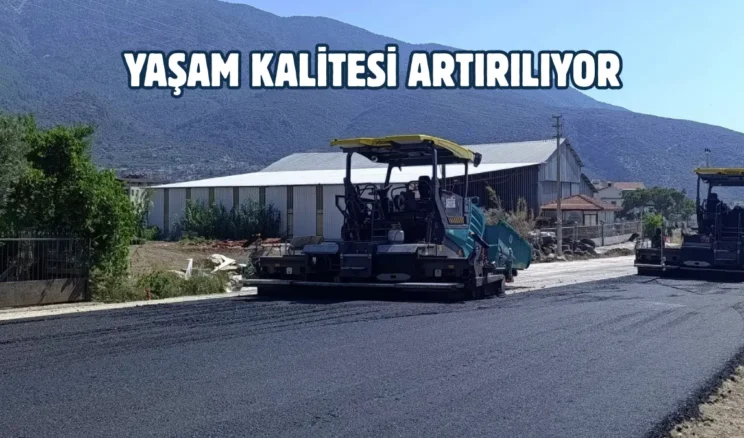 Muğla Büyükşehir, Toptancı Hal Bölgesi’nde yolları yeniliyor