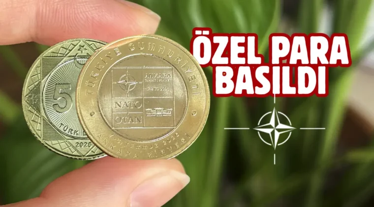 NATO Ankara Zirvesi anısına 5 liralık hatıra parası basıldı